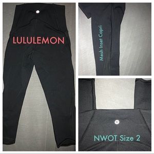 Lululemon Mesh Crops
